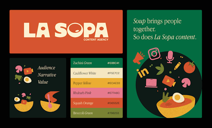 design a unique logo and brand identity