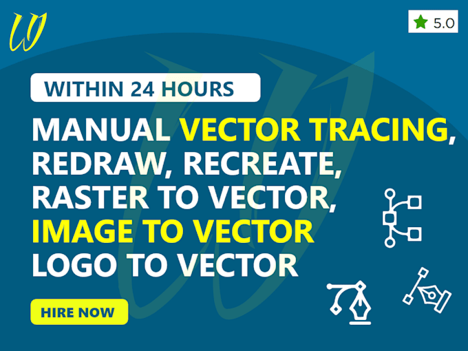 do existing logo to crisp vector