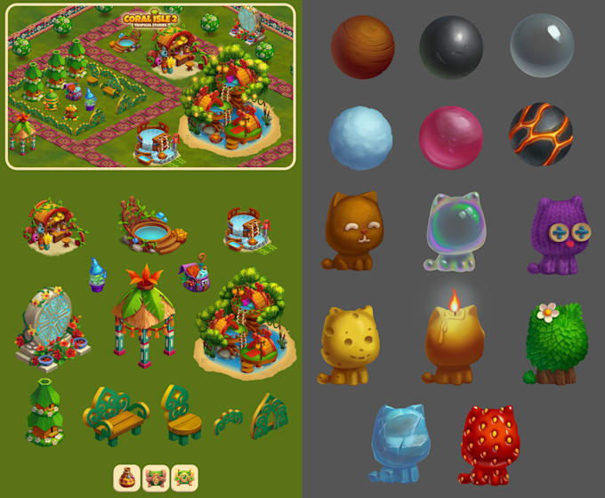 create stylized game assets for indie games