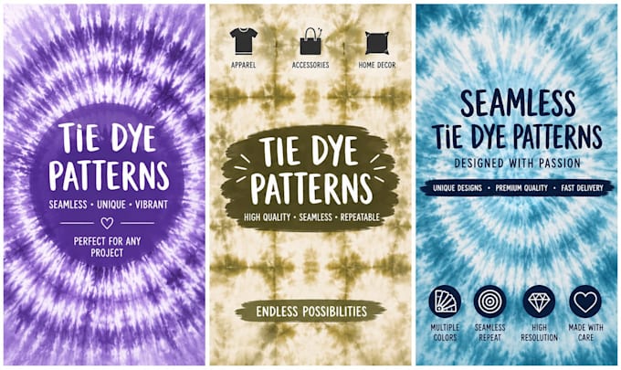 design seamless tie dye patterns