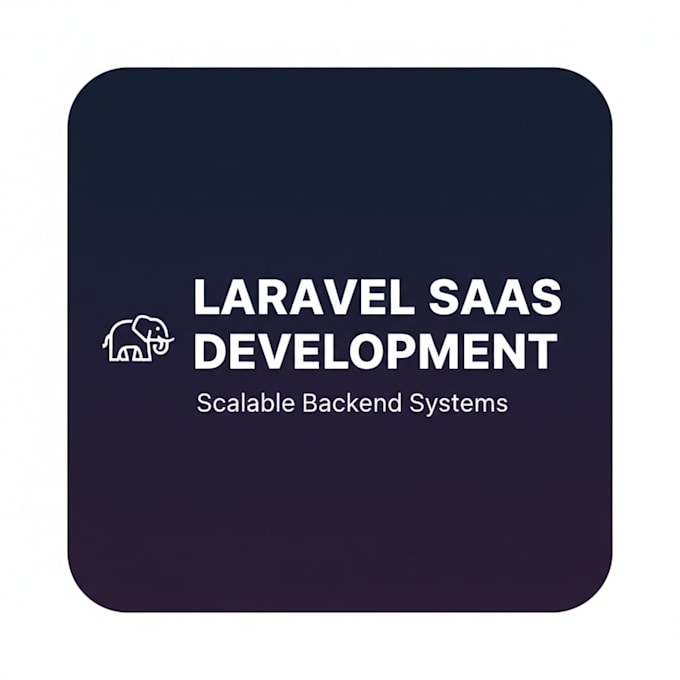 build scalable laravel web applications and saas backends