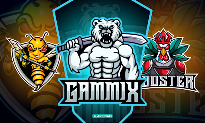 design awesome animal mascot logo for sports, esports, and business