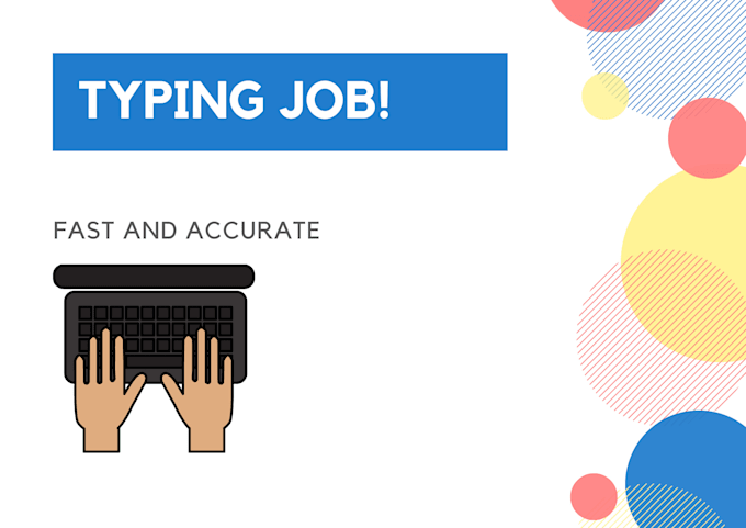 Typed Work Do your typing work by Akathalene | Fiverr