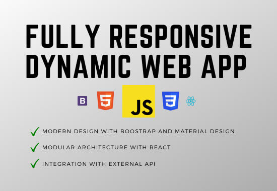 Design and code custom html, css, javascript web app by Fariott | Fiverr