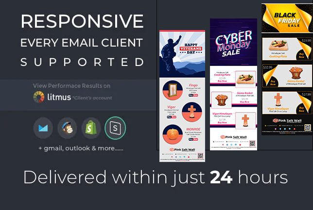 design responsive and professional email template