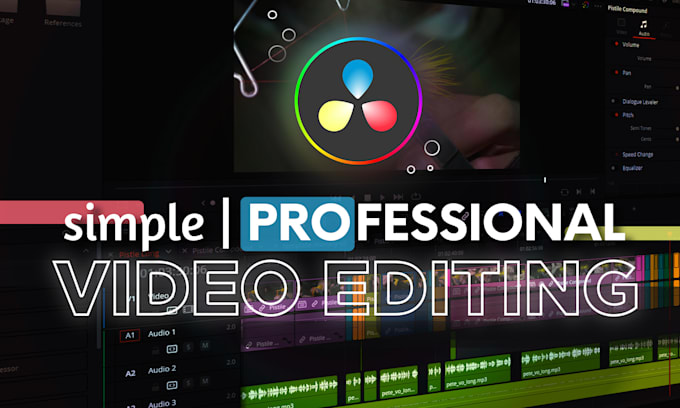 edit simple or professional video for you