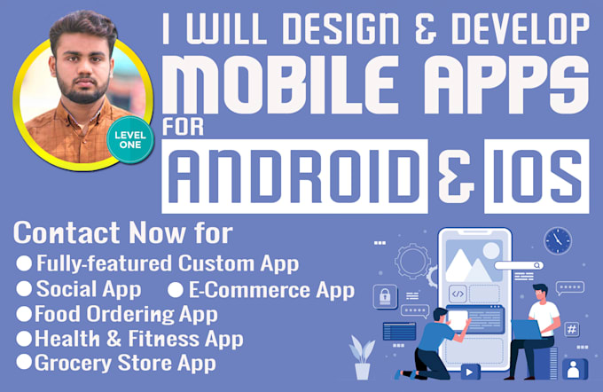 develop mobile apps for android and ios