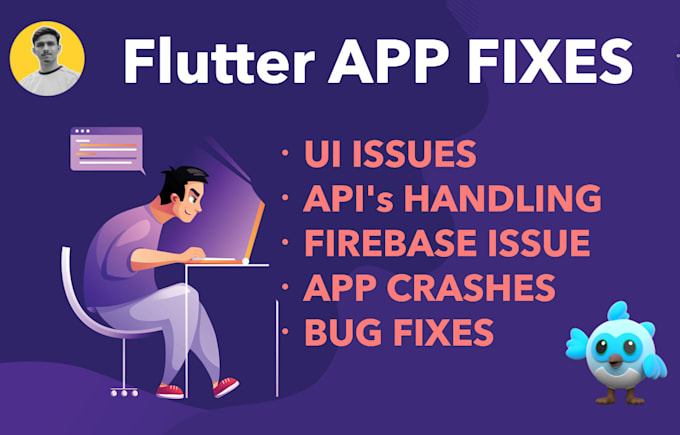 fix bugs and errors in your flutter app