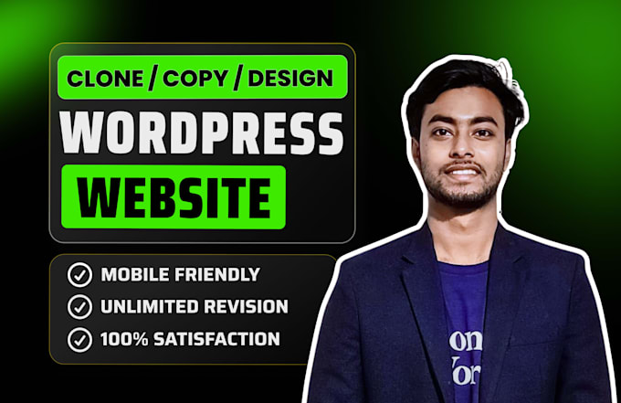 design redesign revamp clone wordpress business website development to your need