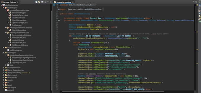do automation testing using java, selenium, cucumber