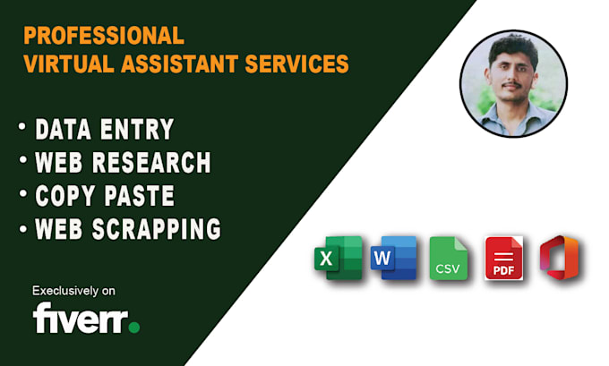 do web research, lead generation and fast data entry
