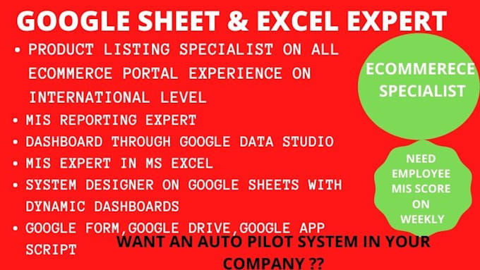 Do system design through google sheet and form by Deepak_raj_92 | Fiverr