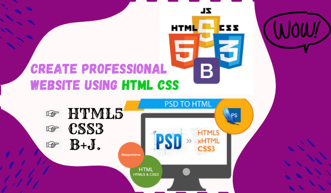 Design static responsive website with html5 bootstrap and javascript by ...