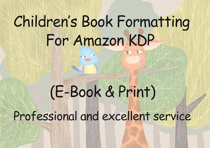 professionally format your children book