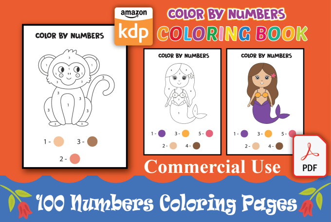 Livre de coloriage imprimable couleur par numéros pour adultes et