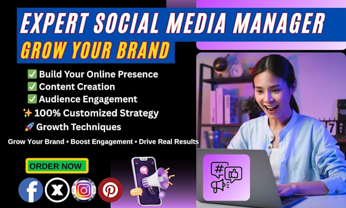 be your social media manager, content creator and do digital marketing