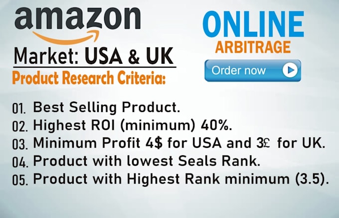 do amazon online arbitrage and retail arbitrage product research