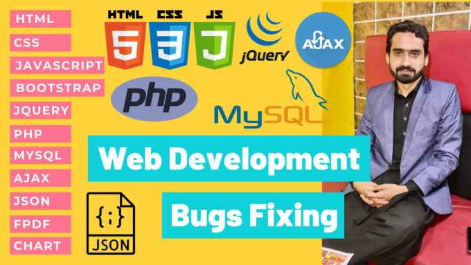 Do html css javascript jquery ajax php mysql fpdf development and bug ...