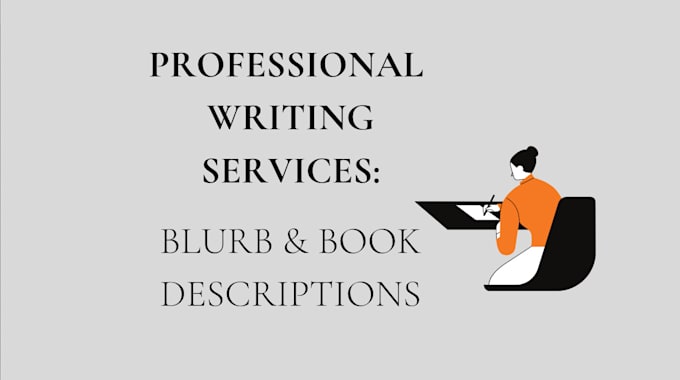 write your book blurb