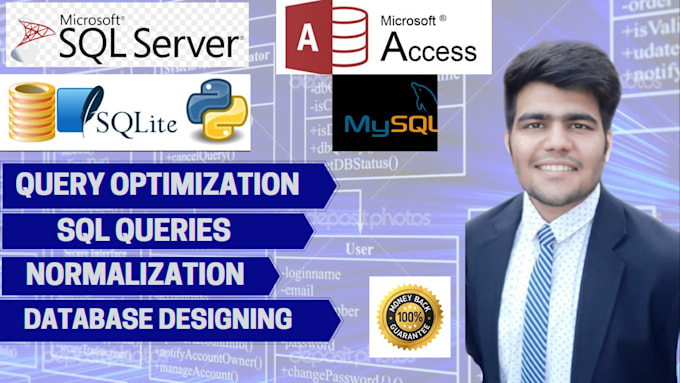design database, sql queries, ms sql server, mysql