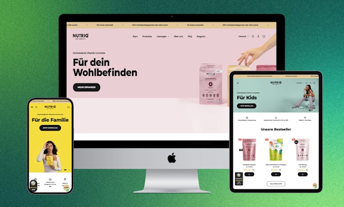 develop a shopify shop redesign and ux optimization