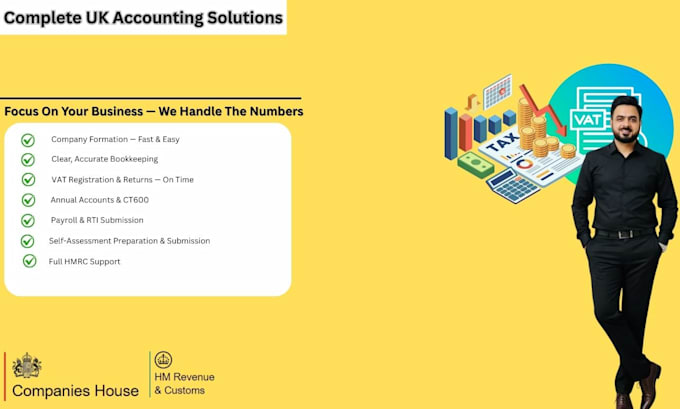do UK bookkeeping and vat filing, and annual accounts