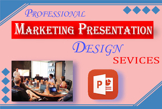 create marketing presentation by using powerpoint