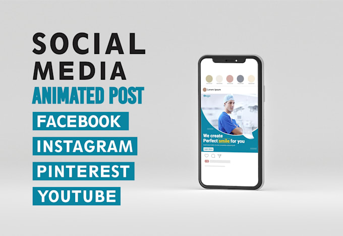 do animated social media posts, motion flyers or short video ads