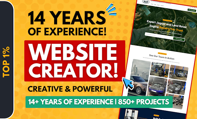 professional website creator and website maker and designer