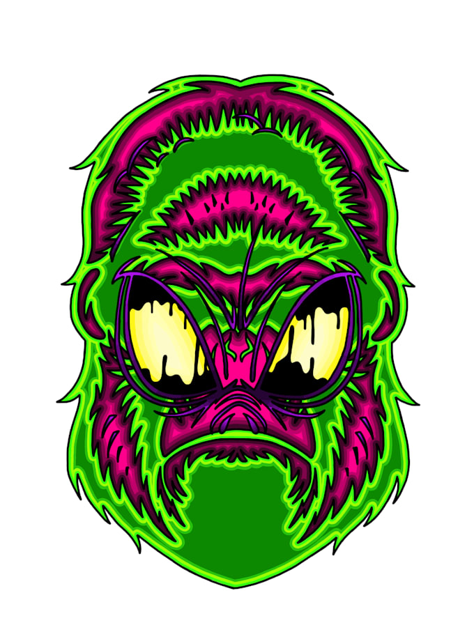 design a hand drawn mascot logo