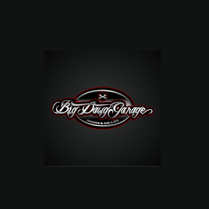 design big dawg garage logo