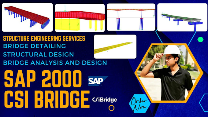 design bridges and buildings in csi bridge etabs and sap 2000