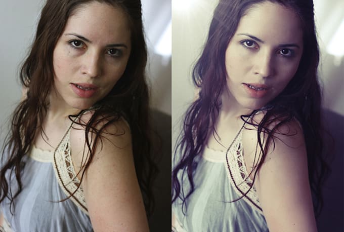 do retouch and correct your photo