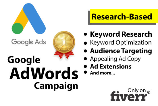 Setup your google ads campaigns and increase sales by Hereisandrew | Fiverr