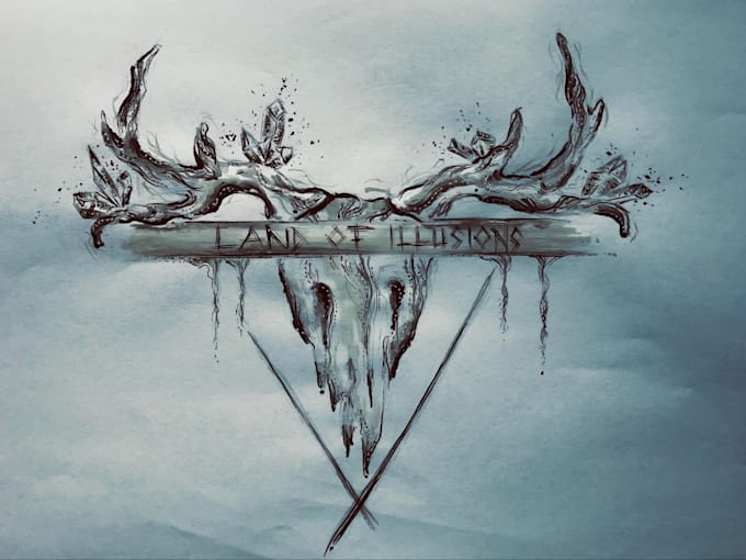 create unique hand drawn illustrations and logo