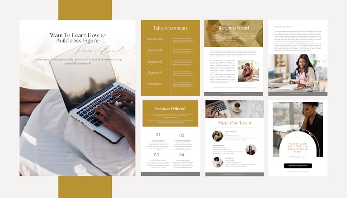 design ebook, lead magnet, workbook