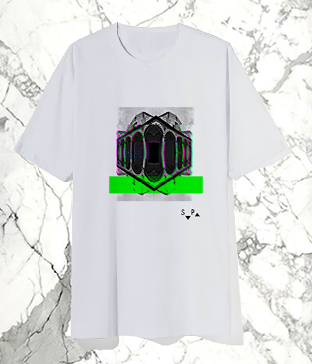 create a trendy illustration for a t shirt