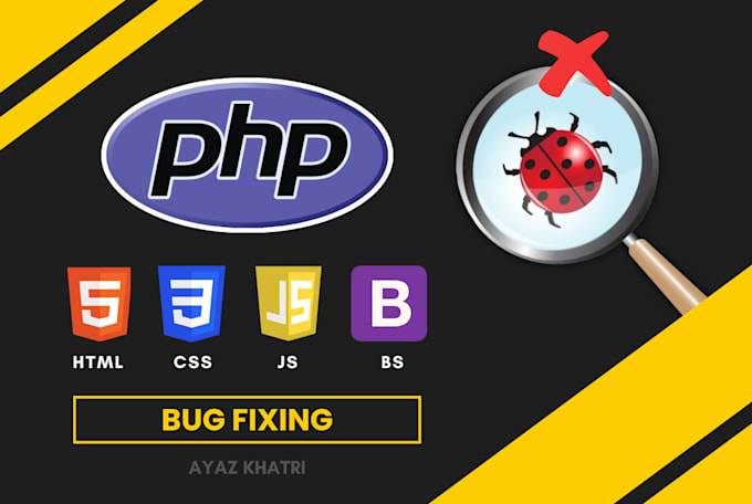 design custom php website and fix bugs in your php code