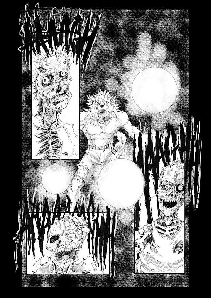 draw a manga or any manga or comic illustration