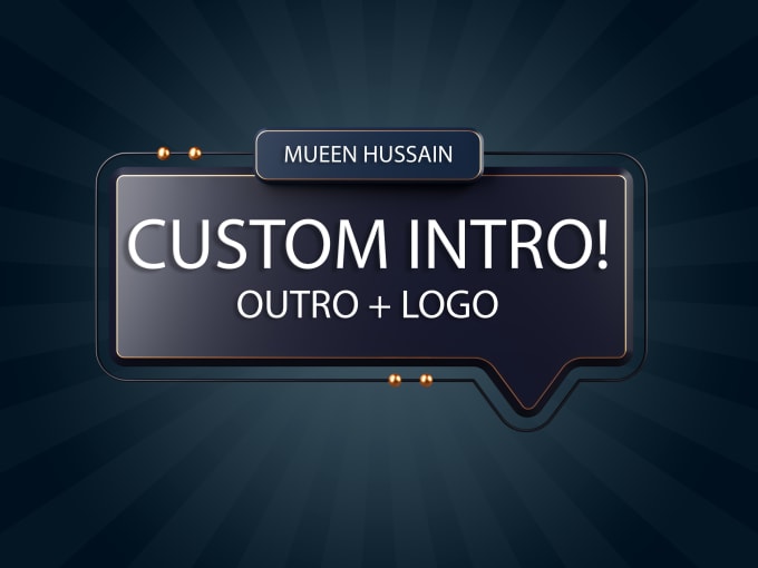 create a youtube intro and outro video