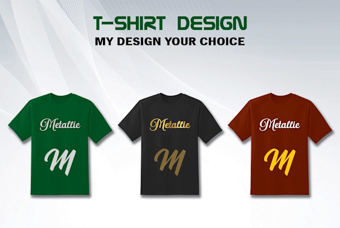 do any t shirts design logo and art work