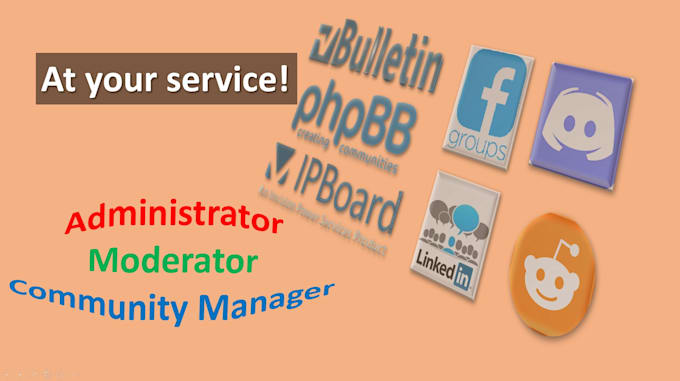 be your community moderator administrator