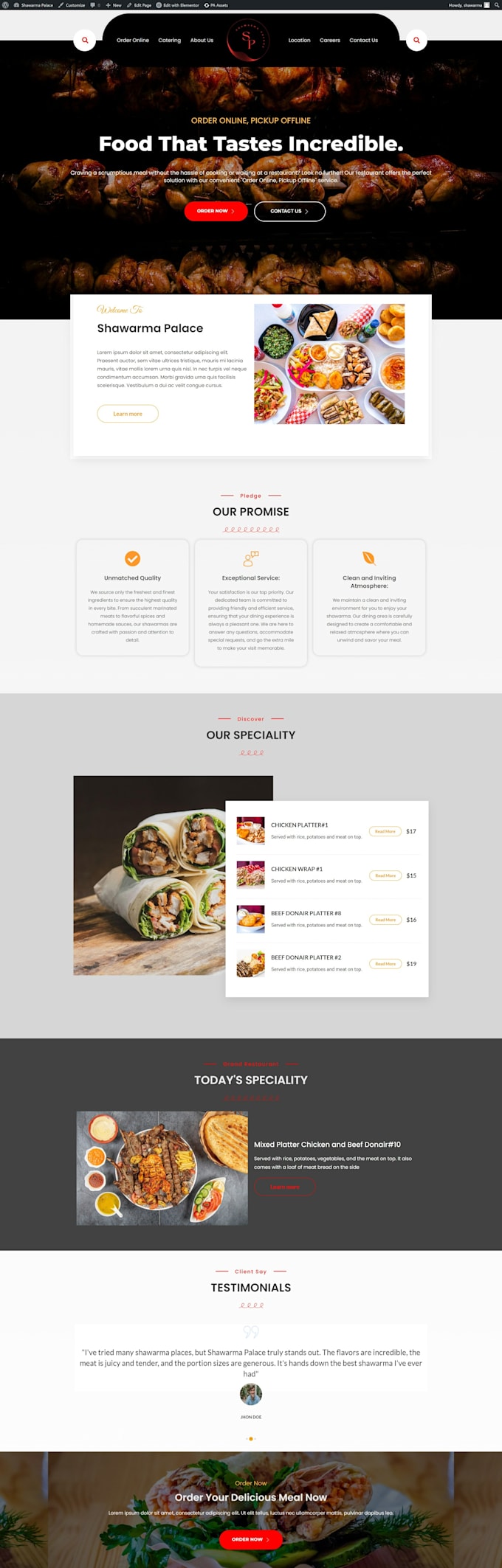 rebuild the homepage of your wordpress website and fix issues