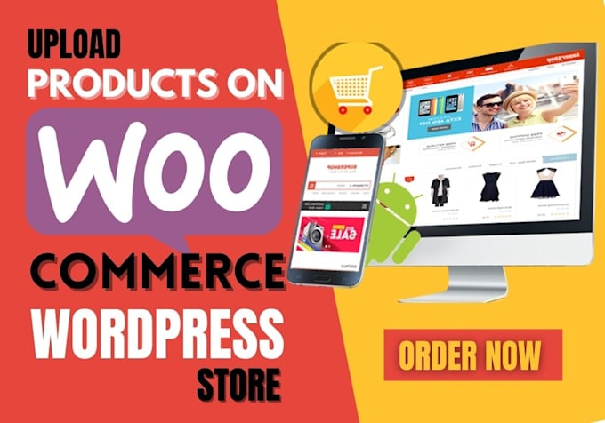 do upload products and woocommerce product listing