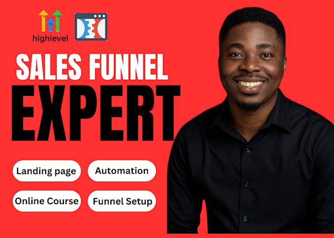 design gohighlevel sales funnel, ai automation, course funnel