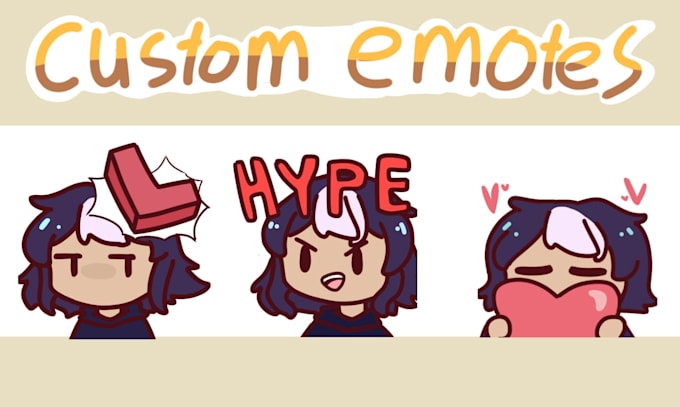 Create Custom Chibi Twitch Emotes In 1 Day By Notp1ss Fiverr