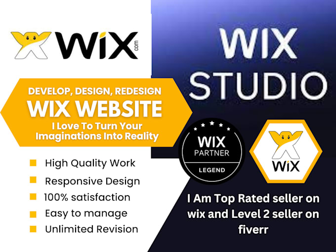 design redesign responsive wix website using wix, wix studio