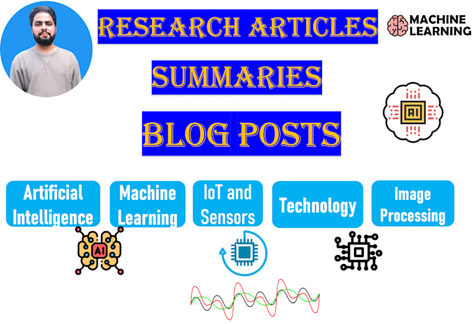 write quality research articles on ai, machine learning and technology