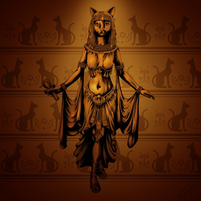 illustrate a fantasy or mythological theme for you
