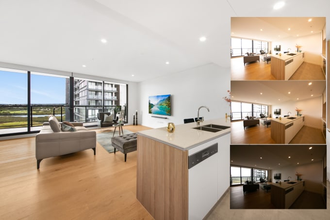 Hire a freelancer to do real estate photo editing hdr, flambient